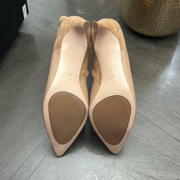 27 EDIT NATURALIZER   Florentine Bootie In Bamboo Tan Leather - Picture 3 of 10